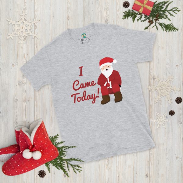 Santa's O Face Came Today! Unisex T-Shirt - Image 5