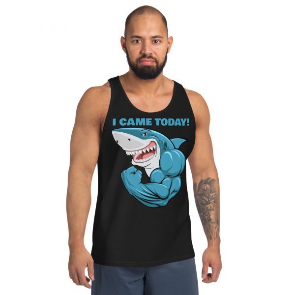 Sharkman Came Today! Gym Tank Top - Image 2