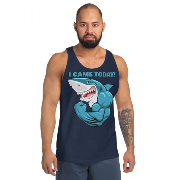 Sharkman Came Today! Gym Tank Top - Image 3