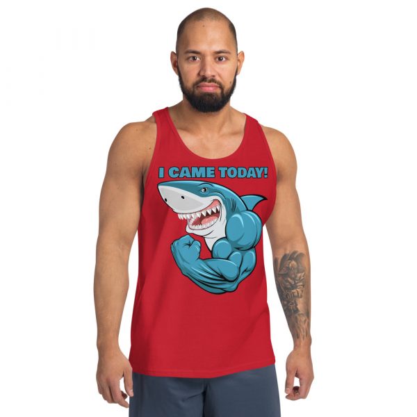 Sharkman Came Today! Gym Tank Top - Image 4