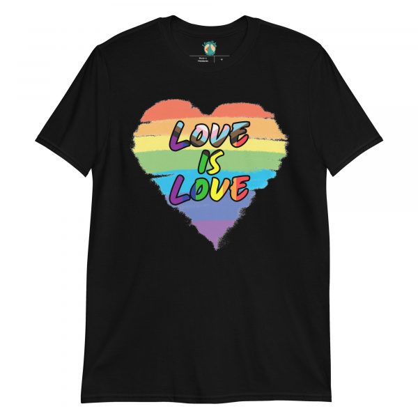 Love is Love Pride Heart! Unisex T-Shirt - Image 2