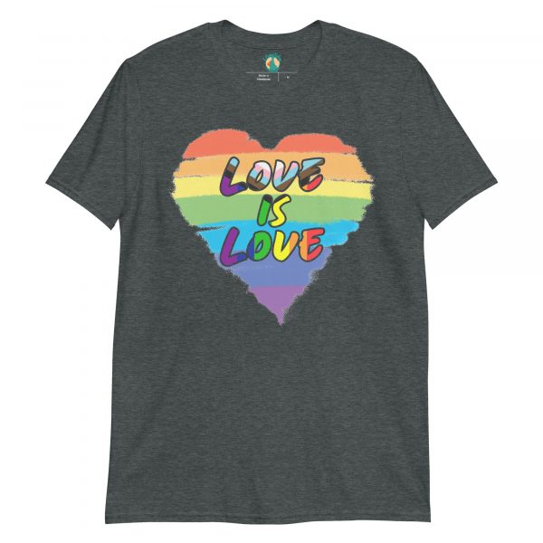 Love is Love Pride Heart! Unisex T-Shirt - Image 4