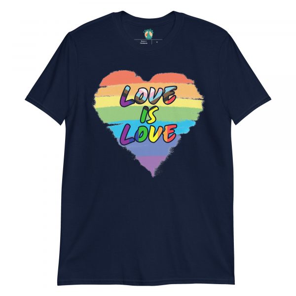 Love is Love Pride Heart! Unisex T-Shirt - Image 3