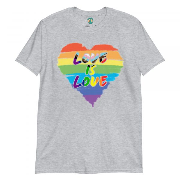 Love is Love Pride Heart! Unisex T-Shirt - Image 5