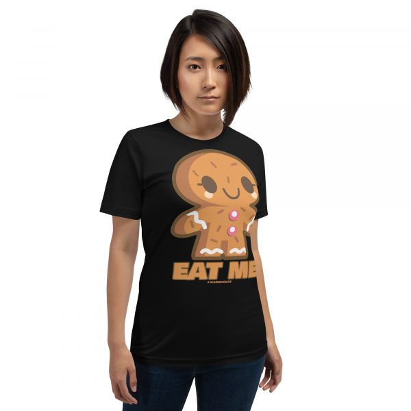 Eat Me Gingerbread Person #ICameToday Premium Women's t-shirt - Image 2