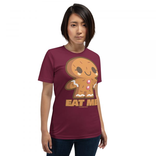 Eat Me Gingerbread Person #ICameToday Premium Women's t-shirt - Image 5